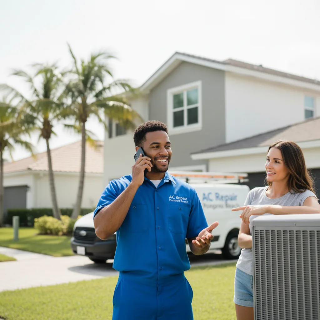 AC Repair Pompano Beach customer support in Walnutport